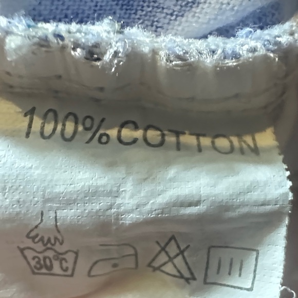 Kids Blue Striped Tee with Rabbit Design - Picture 6 of 9